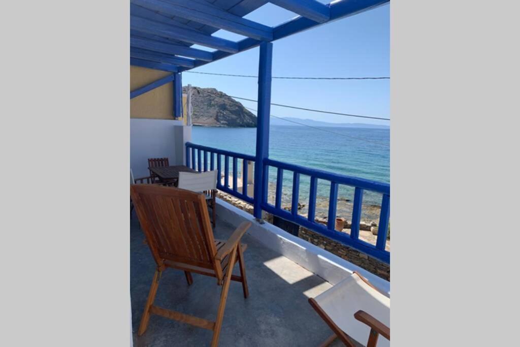 Romantic House 6 Steps From The Sea Mókhlos Exterior foto